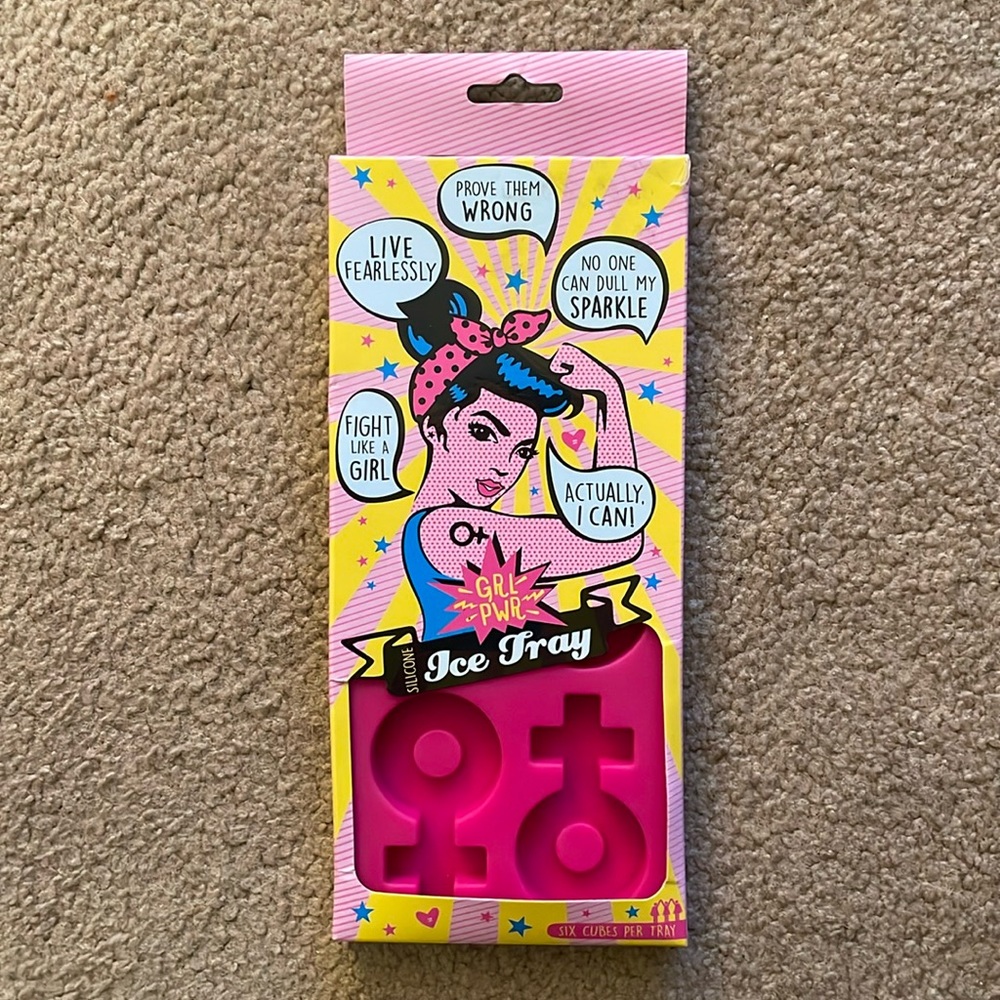 Girl Power Silicone Ice Tray